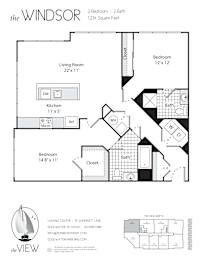 A black and white image of a floor plan for a property called the Windsor.