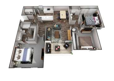 3 bedroom apartment in Stockbridge, GA at Southwinds Point with spacious layout and pet-friendly features near Eagles Landing