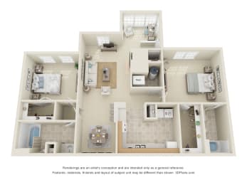  Floor Plan The Roommate