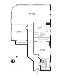  Floor Plan 2R