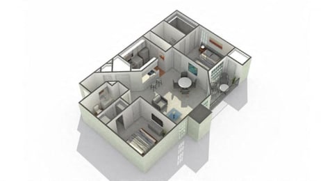 an image of a floor plan of a house