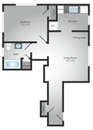 a diagram of a floor plan of a home