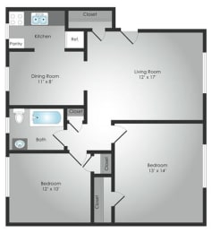 a floor plan of a 10000 sq ft apartment