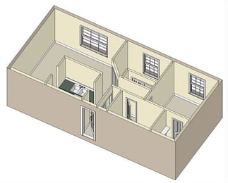 2 Bed - 1 Bath |995 sq ft