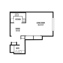  Floor Plan Renovated - Studio
