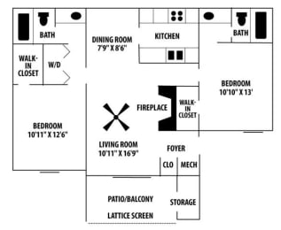  Floor Plan The Wellington