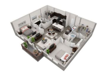  Floor Plan B3