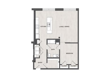  Floor Plan 1H