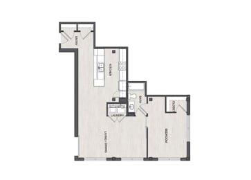  Floor Plan 1J