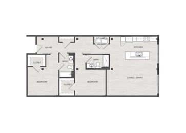  Floor Plan 2B