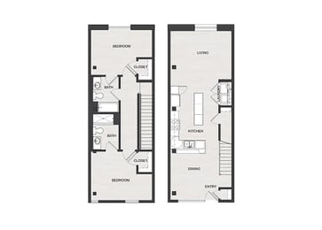  Floor Plan TH2B