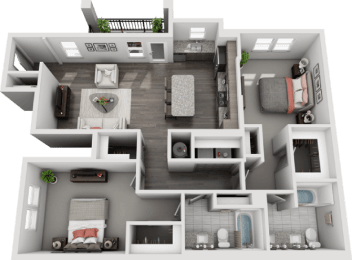  Floor Plan B3