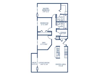  Floor Plan Three Bedroom