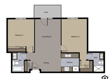  Floor Plan Oak