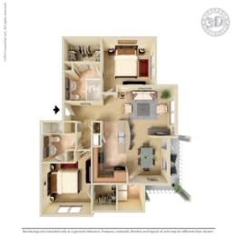 3D Floor plan rendering