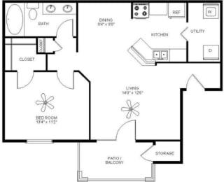 Mission oaks 2D Floor plan render