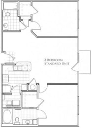  Floor Plan 2BRQ