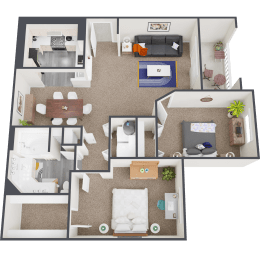  Floor Plan Elm I B1