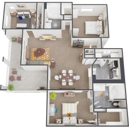  Floor Plan Linden I C1