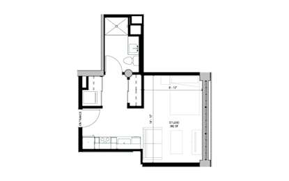 floor plan of the upper floor of the house
