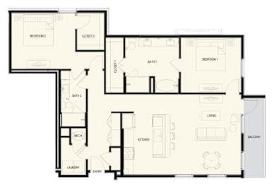  Floor Plan B7