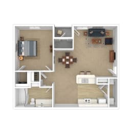 3D Floor plan rendering