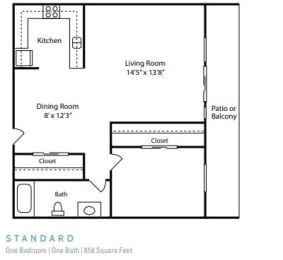 floor plan photo of the enclave at tranquility lake apartments in riverview, fl