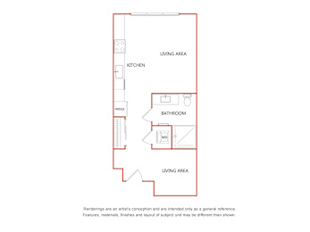 A diagram of a house layout with labeled rooms.