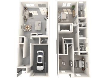 Boatman Hammock Townhomes in Lake Worth, FL photo of 3 bedroom floorplan