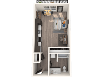 studio floorplan