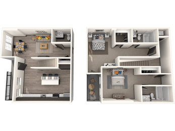 townhome A floorplan