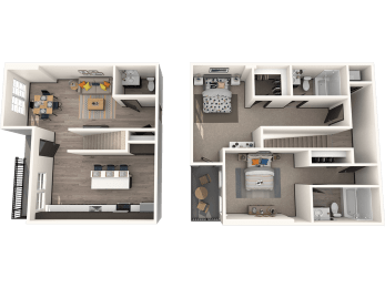 townhome B floorplan