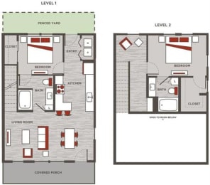 a floor plan of a house