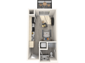 a bedroom floor plan with a toilet and a sink
