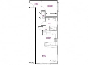 Buckner, 1 br, 1 ba, 770 sq. ft.