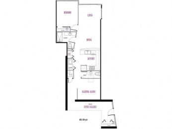 Stuart, 1 br, 1.5 ba, 1136 sq. ft.