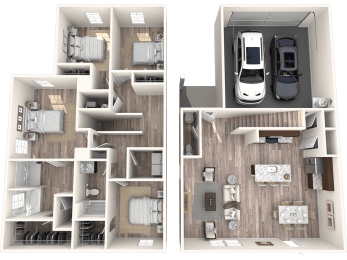 The Aisle Floor Plan at Emerald Lakes South, Ocean Springs