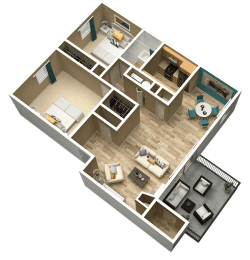 Floor Plan  2 bedroom apt floor plan