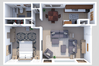 AROH 1 bedroom, 1 bath
