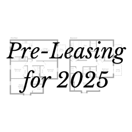 an image of a floor plan with the words pre leasing for 2525 on it
