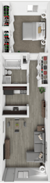 Clair Commons One Bedroom floor plan