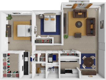 Centre Ridge Apartments Rockbrook 2 Floor Plan