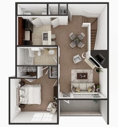 one bedroom apartment in lubbock TX