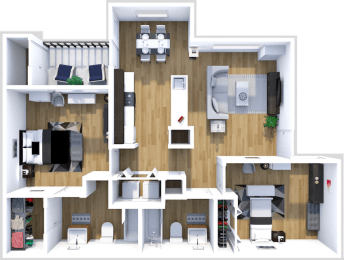 Lily - 2 Bed 2 Bath