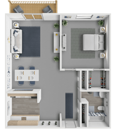 1 bedroom apartment in Cedar Rapids