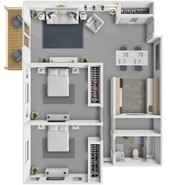 2 bedroom apartment in Cedar Rapids