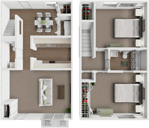 2 bedroom townhome at madison grove townhomes