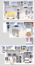  Floor Plan Salem Townhomes