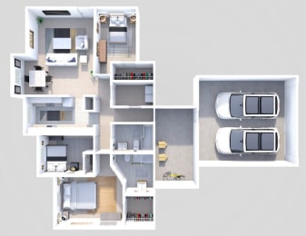  Floor Plan Phase II - 3 Bed 2 Bath