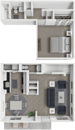 2 bed townhome at West Winds